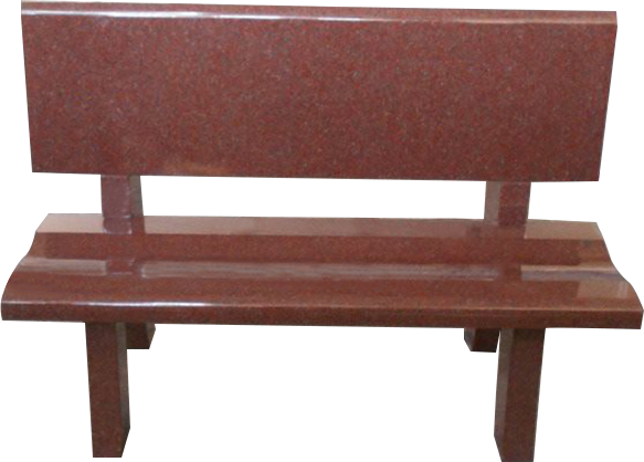 BEN183APIR.png Park Bench 4-0x1-2x0-2 AP India Red Back 4-0x0-2x1-2; (2) Legs 1-8x0-2.5x2-6 - Image 1