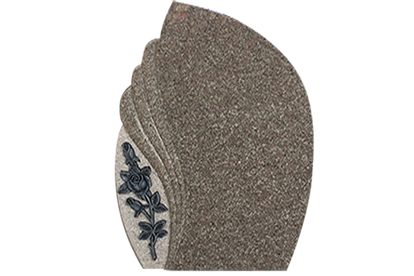 DES18012IPR.png Design 18012 Rounds & Rose 2-6x0-6x3-6 AP Imperial Rose Sawn Panel w/ Raised Carved Rose w/ Antique Finish Stippled Rounds - Image 1