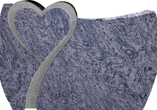 Design 33628 Stippled Heart 4-6x0-8x2-6 Bahama Blue AP back flat polish