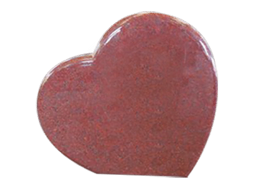 Rounded Tilted Heart 2-0x0-6x1-10 AP India Red