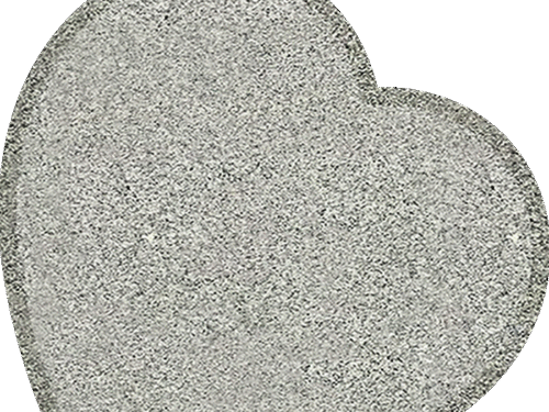 Rounded Tilted Heart 2-0x0-6x1-10 AP China grey