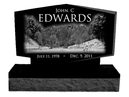 Roof Top w/ chamfers 4-0x0-8x2-4 All Polished JetBlack