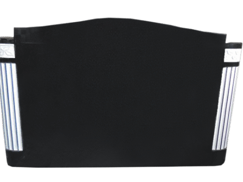 Serptop w/ flutes and flowers 4-0x0-8x2-6 P5 Jet Black