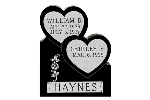 SKH221P5JB.png Stacked Heart 2-10x0-6x3-8 P5 Jet Black - Image 1