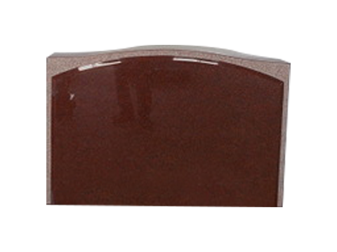 Stippled Border Serptop 3-6x0-8x2-4 P5 India Red Stippled Border, 1/2" Raised Oval Top w/ Polished Chamfers Back Flat Polished