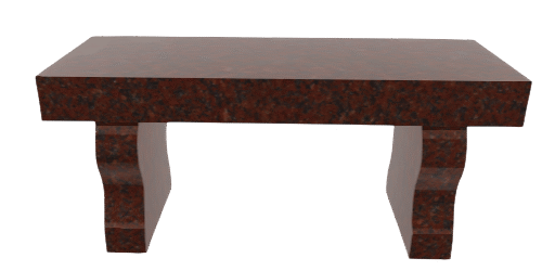 Straight Bench Harp Legs Template 105-03